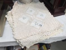 7 crocheted cushion covers