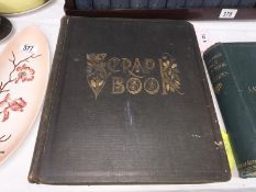 A Victorian scrap book.