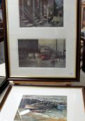 Tom Brown (1933-2017) - 2 pencil signed limited edition prints 'Corner Shop' 37/150 and 'Salford
