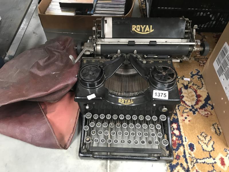 A 'Royal' typewriter