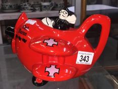 A Carlton ware 'Red Barron' teapot.