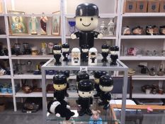 A quantity of Homepride men including salt & pepper pots, bean toy etc.