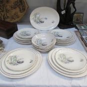 Approximately 27 pieces of Johnson Bros., dinnerware.