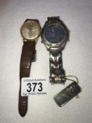 2 gent's wristwatches including Invicta and Philip Persio