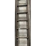 A double extending ladder