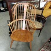 A farmhouse chair.