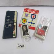 A rare collection of Esso football player booklets, 1970's football stars cards,