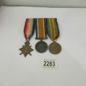 2 WW1 medal and a WW1 star dedicated to T4-126055 Dvr J R Rooke, A S C.