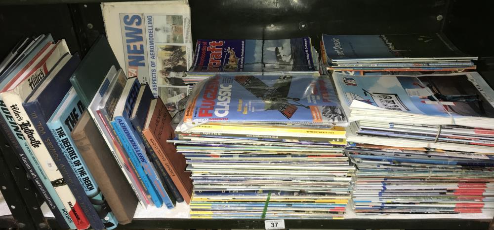 A large quantity of aircraft magazines