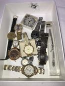 A quantity of watches etc.