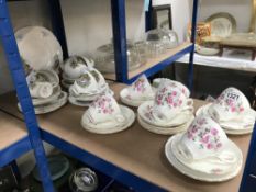 A quantity of royal Vale and Regency porcelain tea ware