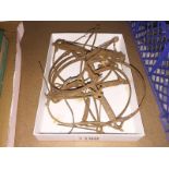 A quantity of vintage wire animal traps