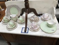 An Ashley fine bone china tea set and others