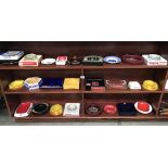 5 shelves of pub brewery advertising ashtrays