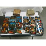 2 sets of coloured magic lantern slides entitled The House That Jack Built and Mother Hubbard.