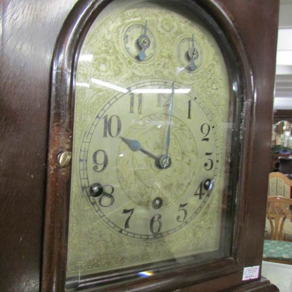 A bracket clock. - Image 2 of 4