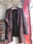 A red leather lady's jacket