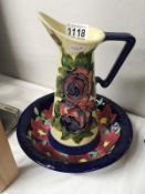 A Ducal Charlotte Rhead jug and Old Tupton Ware bowl