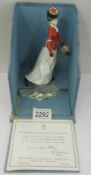 A boxed limited edition Royal Worcester figurine 'Marion', No. 311.