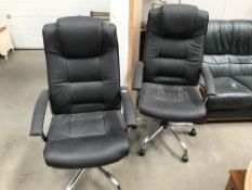 2 office chairs
