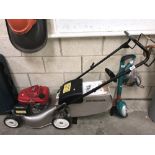 A Honda GCV135 petrol lawn mower