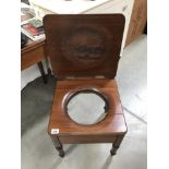 A commode (no liner)