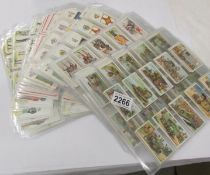 A collection of cigarette cards including Player's, Will's, American Tobacco Company etc.
