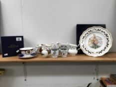 A quantity of pottery and china including Royal Worcester, Royal Doulton etc.