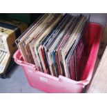 A quantity of LP records including Thomspon Twins etc