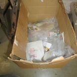 A large quantity of plastic bags of stamps, duplicates, spares etc.