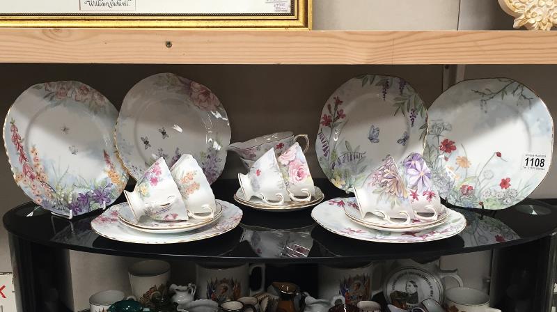 20 pieces of Royal Albert Country Gardens teaware