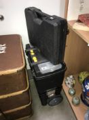 A Challenge Extreme electric drill a tool box & contents