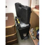 A Challenge Extreme electric drill a tool box & contents