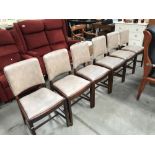 A set of 6 dining chairs