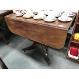 A Victorian mahogany pembroke table