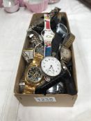 A large quantity of assorted of wristwatches including Ascot, Modina, Tavistock & Jones, Zeon,