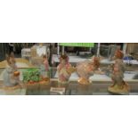 5 Beatrix Potter figurines including Beswick (one has repair to ear otherwise all good).