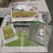 4 Derbyshire club programmes,
