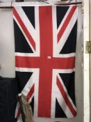 A union jack on pole