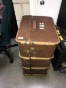 An old cabin trunk