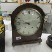 A Whitaker Oldham bracket clock.