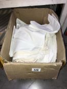 A box of Victorian/Edwardian linen