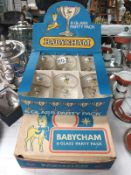3 boxed Babycham 6 glass party packs