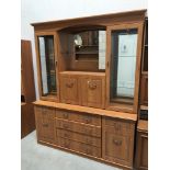 A display cabinet with drawers