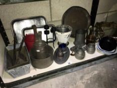 A quantity of miscellaneous items including tankards etc.