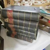 6 volumes of academy notes, 1880 - 1900.