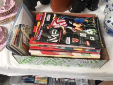 A quantity of football programmes including Manchester United, Lincoln,