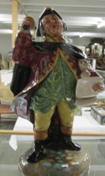 3 Royal Doulton figures being Balloon Man, Town Crier and Shore Leave, all in good condition,. - Image 3 of 4