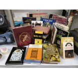 A large quantity of vintage books on clocks and watches