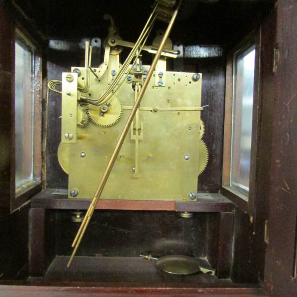 A bracket clock. - Image 4 of 4